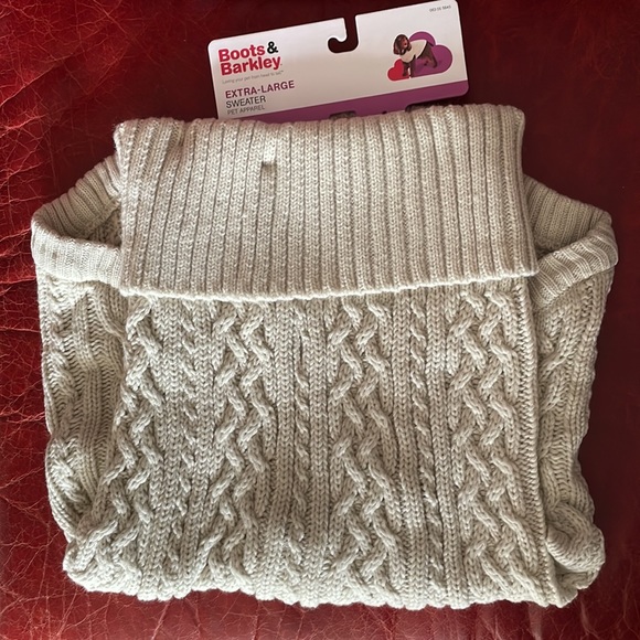 ✨Host Pick! Boots & Barkley cabled dog sweater XL NWT - Picture 7 of 11